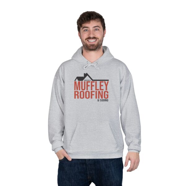 Muffley Roofing - Midweight Pullover Hoodie - Image 4